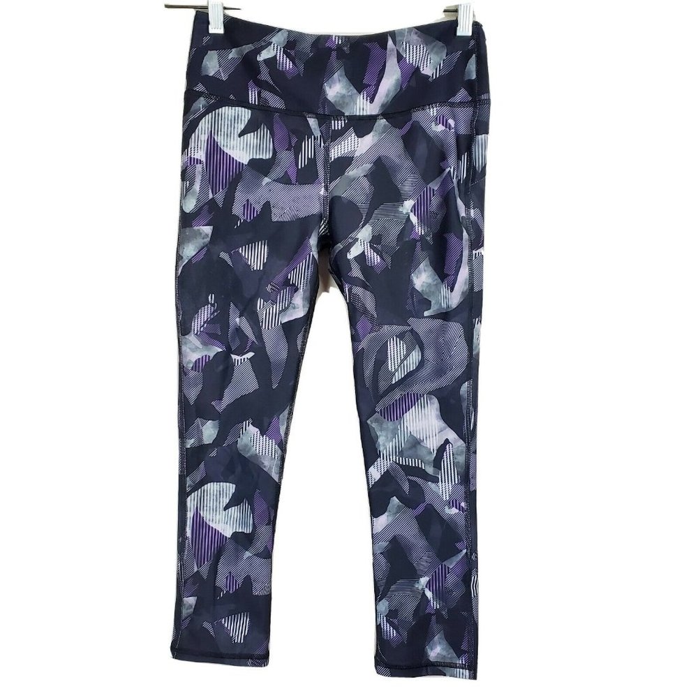 Marika Sport Womens Abstract Workout Leggings Athletic Athleisure Size S